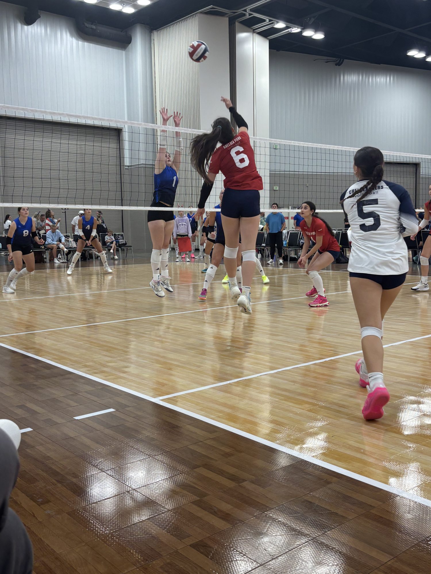 Swinging over a single blocker