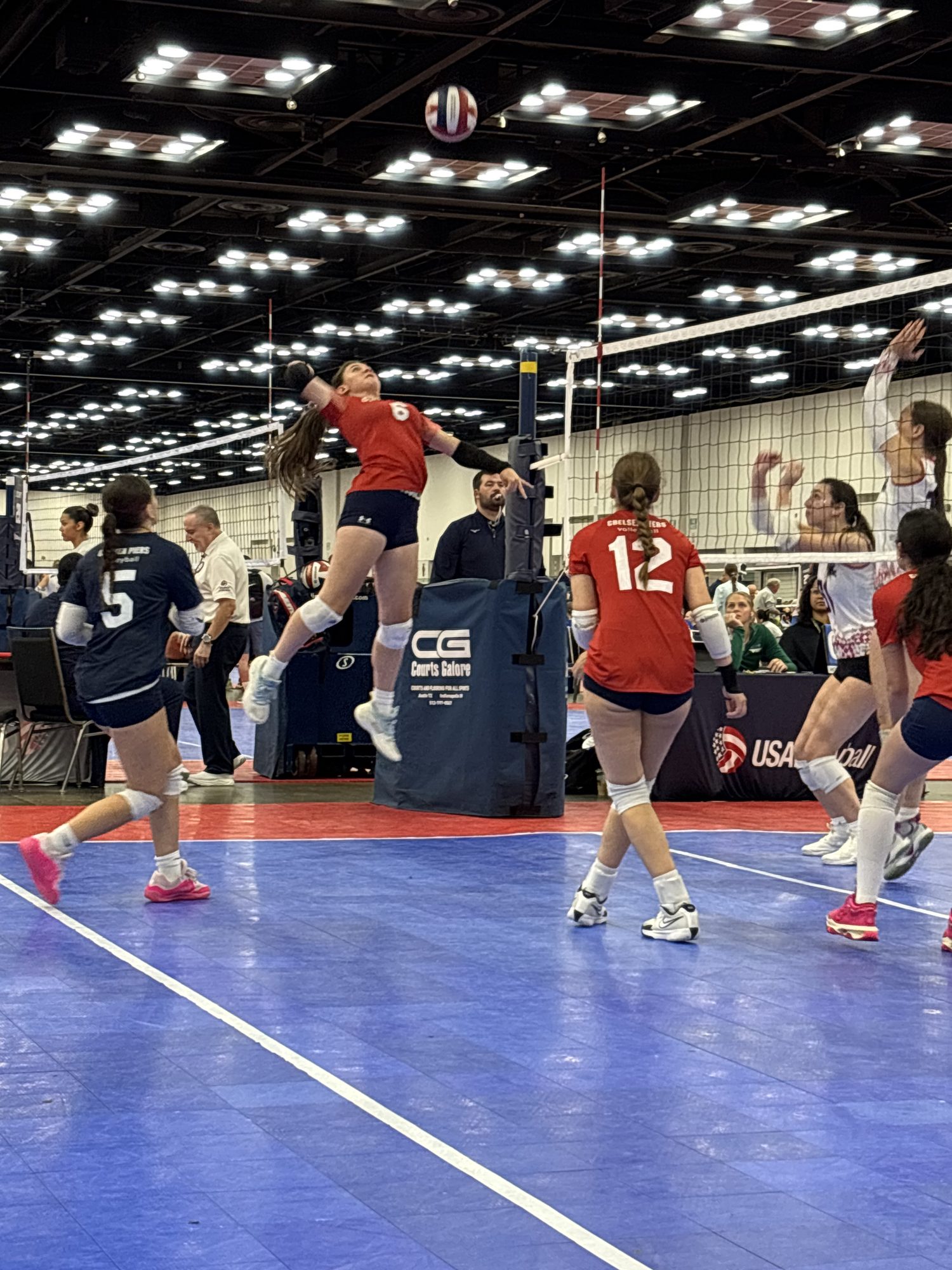 Hitting through a two-player block