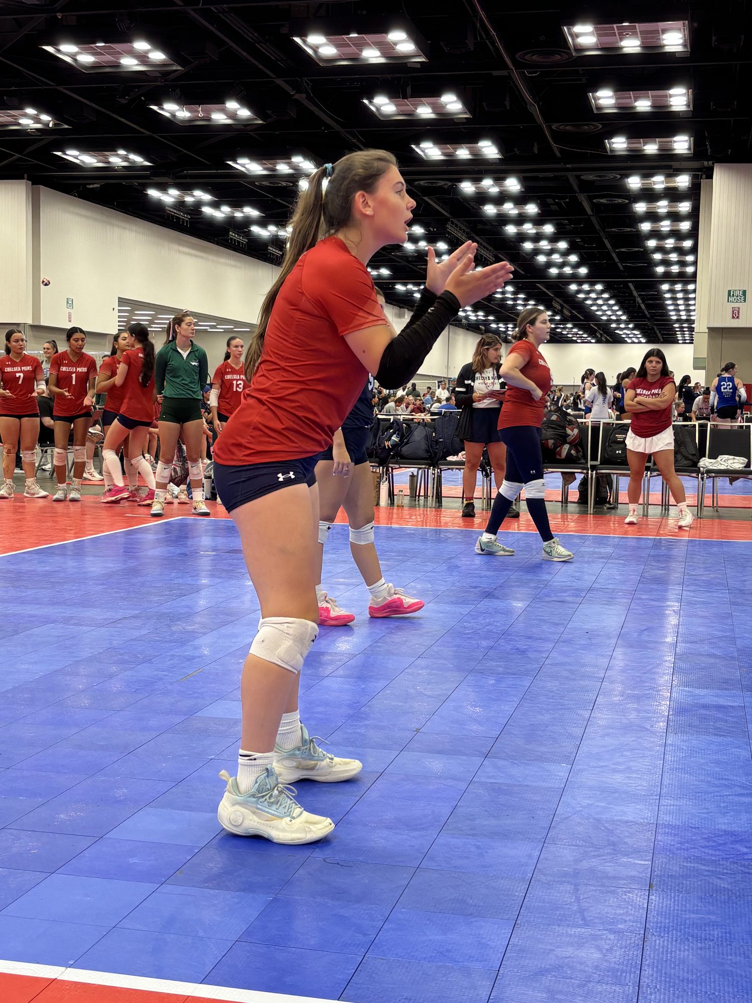 Tossing for the serve