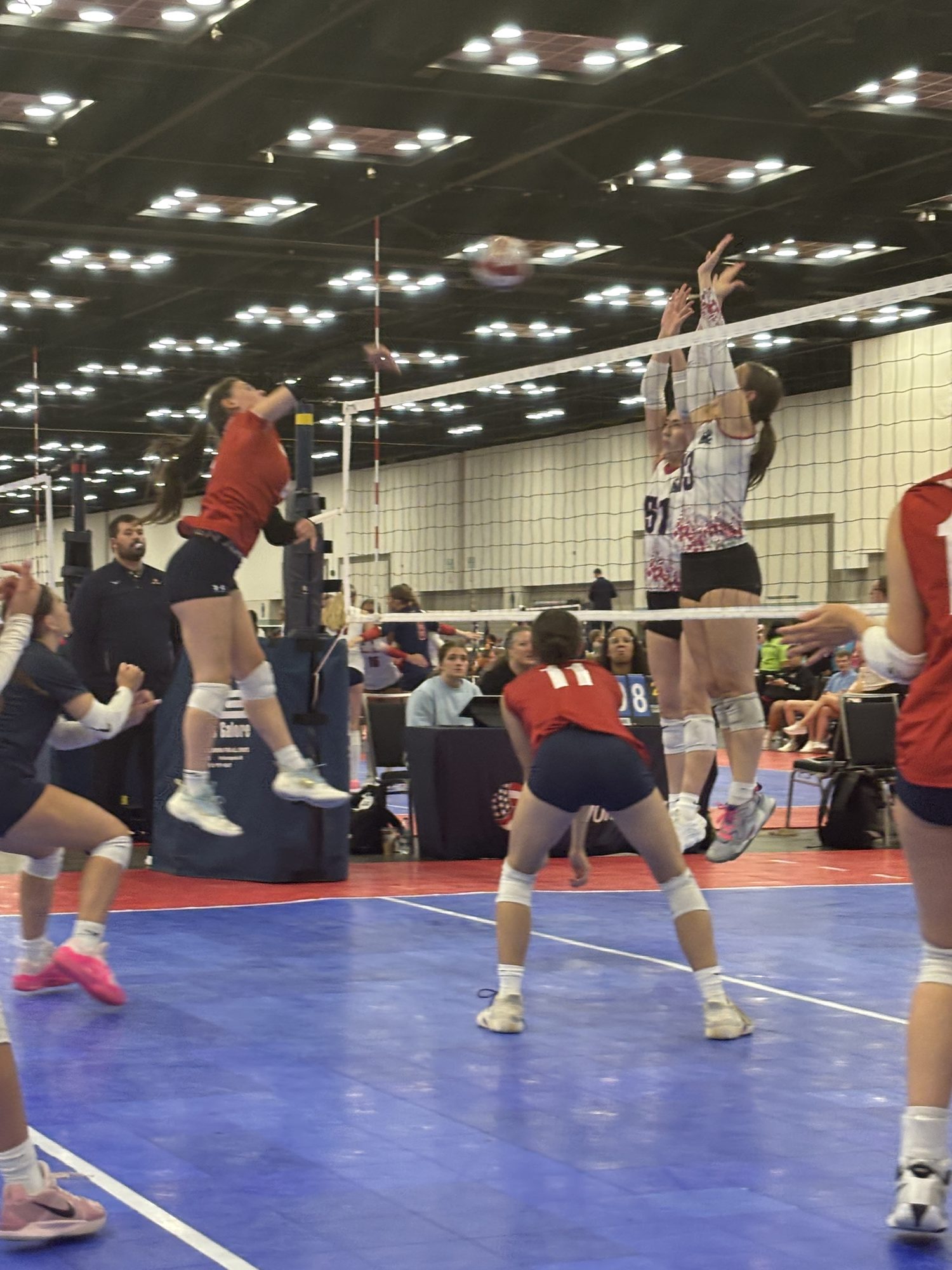Attacking against a set block
